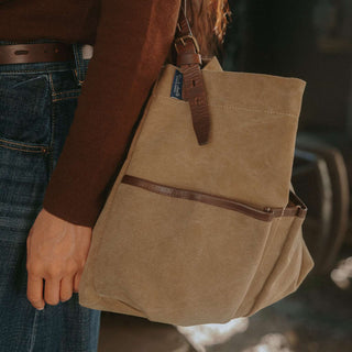 Pouch Gombe Kaki US Stonewashed