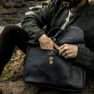 Business tas Zeppo Bleu marin