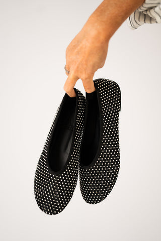 Black Strass Ballerina