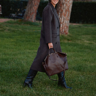 Storia Tote Marrone