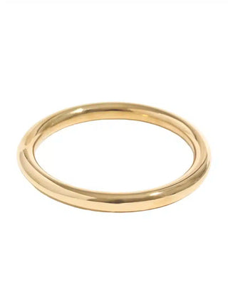 Ronde bangle verguld(L)