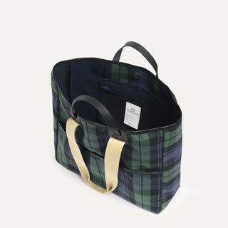 Cabas Musette Meline - Tartan Marine