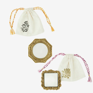 Handspiegel Met Katoenen Zakje