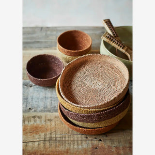 Handgmaakte Zeegras Kom