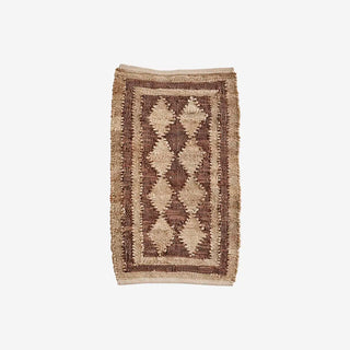 Handgemaakt jute & leer Tapijtje