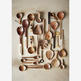 Handgesneden Mangohouten Serveerlepel