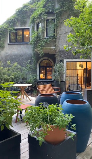 Bloempot Moroccan Blue