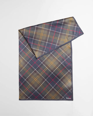 Kinsale Scarf - Muted Tartan Blue