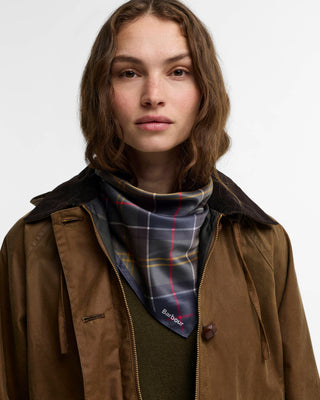 Kinsale Scarf - Muted Tartan Blue