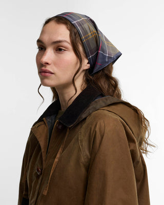 Kinsale Scarf - Muted Tartan Blue
