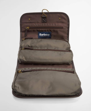 Waxed Hanging Washbag
