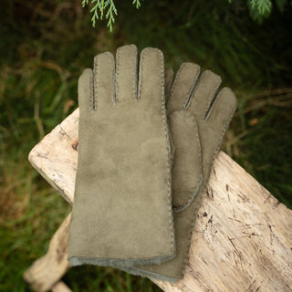 Handschoenen Daim Kaki