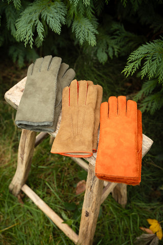 Handschoenen Daim Kaki