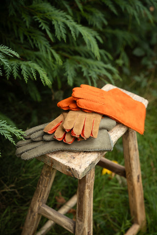 Handschoenen Daim Kaki