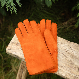 Handschoenen Daim Warm Orange