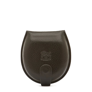 porte-monnaie en cuir couleur caramel