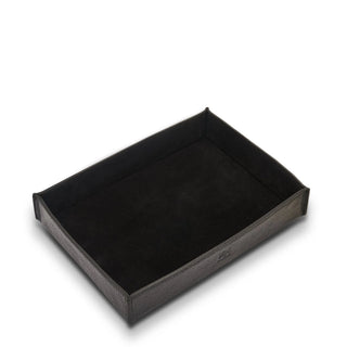 Lederen tray Nero