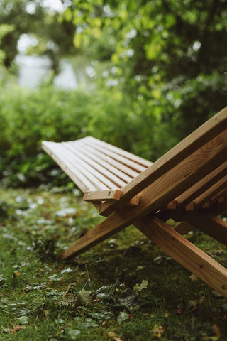 Chaise longue en bois