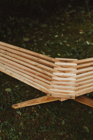 Chaise longue en bois