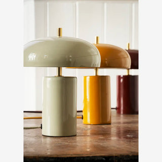 Enamel Tafellamp Sage