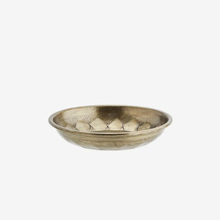 Hand hammered aluminium tray