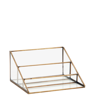 Glazen organizer L
