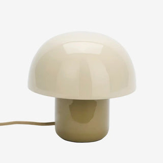 Enamel tafellamp kaki