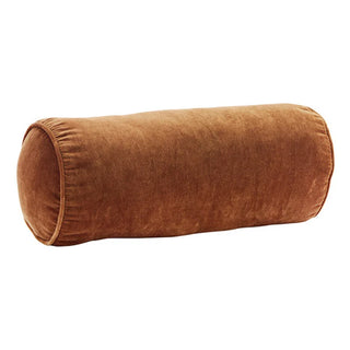velvet kussen burnt orange