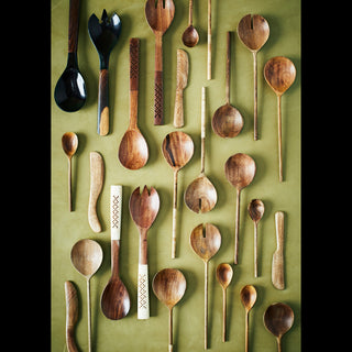 Wooden salad set sfeerbeeld
