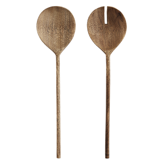 Wooden salad set - Madam Stoltz MSD2019S-17B