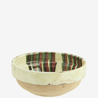 Hand-painted earthenware bowl