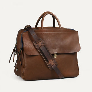 Business tas Zeppo Brun Ambré