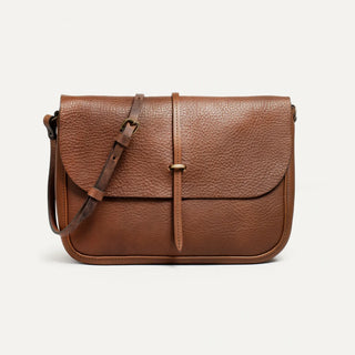 Pastel Postman bag Amber Brown