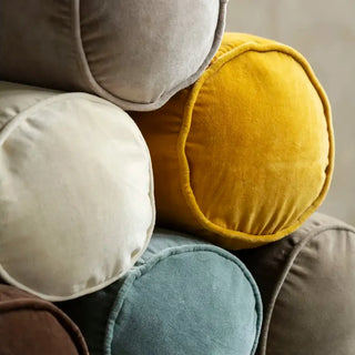 velvet kussen Taupe
